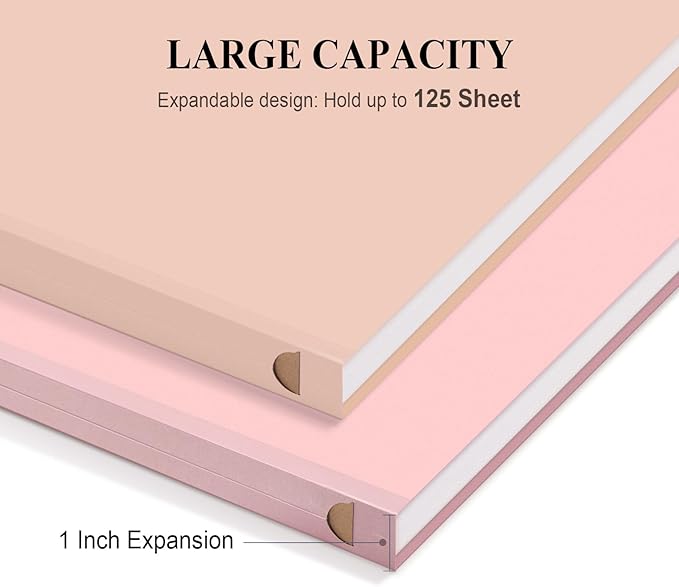 ViVin Hanging File Folders, 1/5-Cut Adjustable Tabs with 48 Per Box, 1 Inch Expansion, 48 Pack Letter Size Hanging File Folders, Designed for Office Home School Filing Cabinet(Assorted)