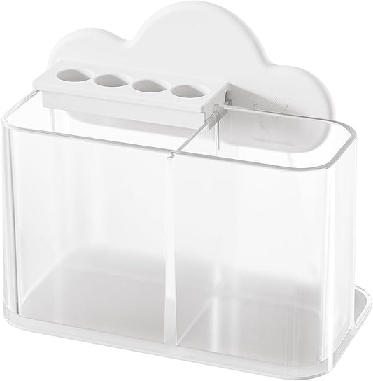 Li & Zhao Pen Holder for Desk Cute - Cloud Pencil Holder Pen Cup Stationary Organizer Desk Organizer Caddy for Office,Home,School,Art(White)