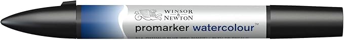 Winsor & Newton ProMarker Watercolor Marker, Phthalo Blue (Red Shade)