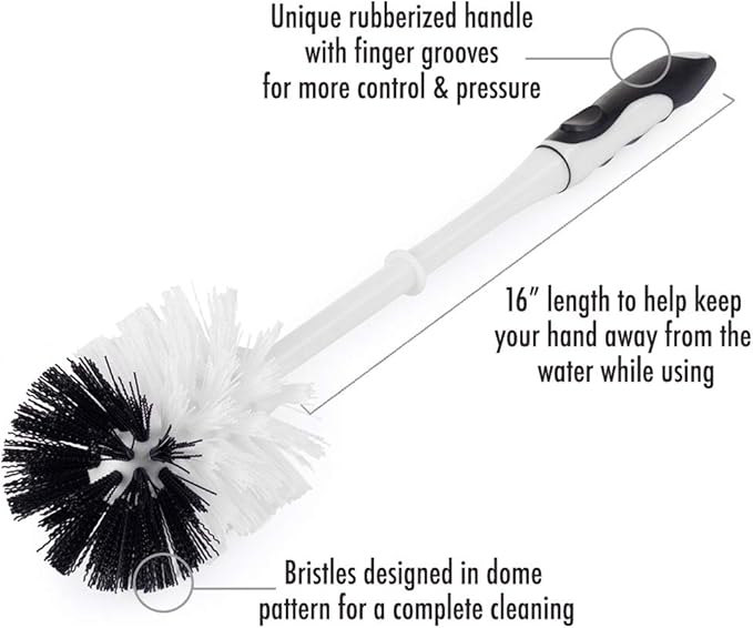 Bowl Brush & Plunger in Caddy Set (x2)