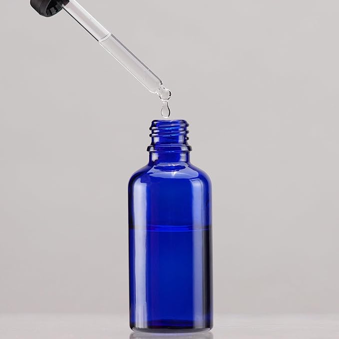 YIZHAO Green Glass Dropper Bottle 1oz, Tincture Bottles with Glass Dropper, for Essential Oils, Aromatherapy, Cosmetic, Laboratory, Pharmacy, Liquids, Travel –12 Pcs