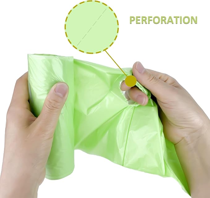 Mini Trash Bags, Inwaysin 1.2 Gallon Trash Bags, Small Bin Bags, 6L, 100Bags, Clear Green…