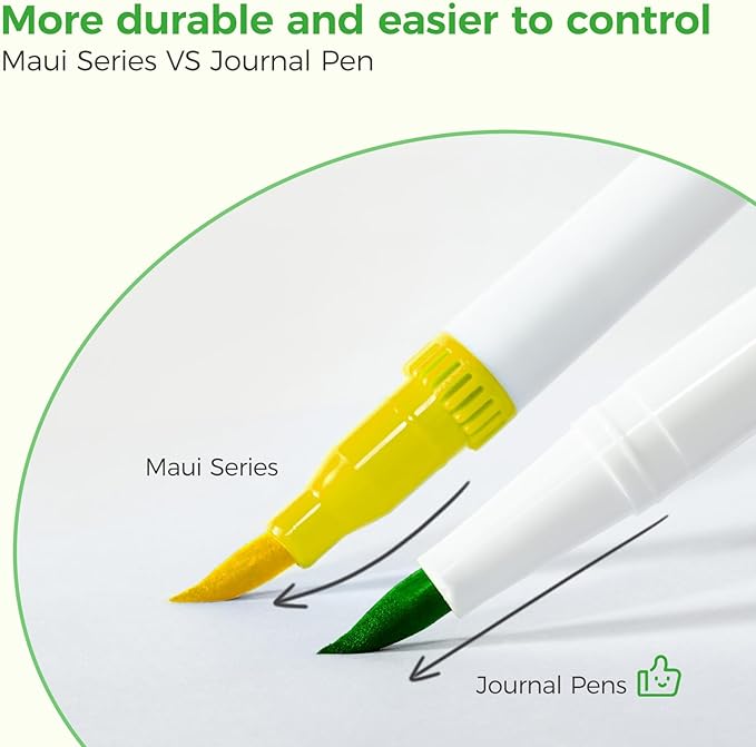 Ohuhu Markers for Adults Coloring Books 80 Colors Coloring Markers Pens for Journaling Water-Based Dual Tips Extra Fine & Brush Art Markers for Calligraphy Lettering Card-making