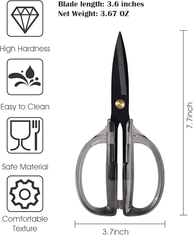 Kitchen Shears Scissors&Sharp Scissors, ARCHIKING 8.0inch Cooking Scissor-Meat and Poultry Shears, Dishwasher Safe, Acrylic Handel Scissors All Purpose Stainless Steel Utility Scissor