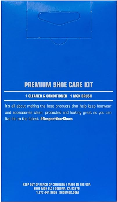 Shoe MGK Starter Shoe Cleaner Kit - Shoe Cleaner & Conditioner for All Shoes, Premium Shoe Brush