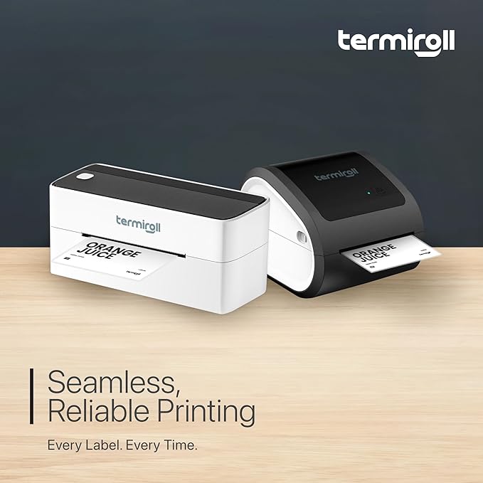 4x3 Thermal Label for Barcodes & Address - Perforated - 500 Labels/Roll - Compatible with Most Direct Thermal Printers Rollo, Zebra - Strong Adhesive, BPA-Free, Commercial Grade (4"x3", 500, Count)