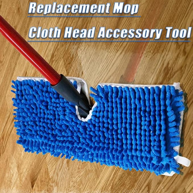 Microfiber Mop Pads,Dust Mop Replacement Head Compatible with O-Cedar Dual-Action,Microfiber&Chenille Mop Replace Head,Dust Mop Refill (Pack of 6) (6)