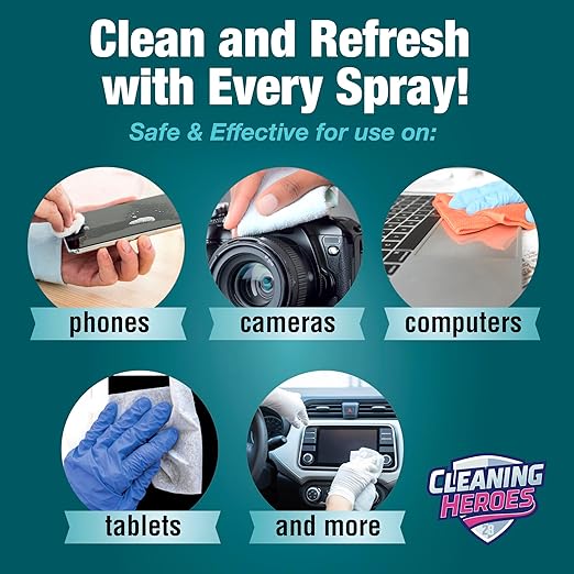 99% Isopropyl Alcohol Spray, 32 Fl. Oz - Ultimate Rubbing Alcohol Cleaner for Electronics, Wounds, and Household Use