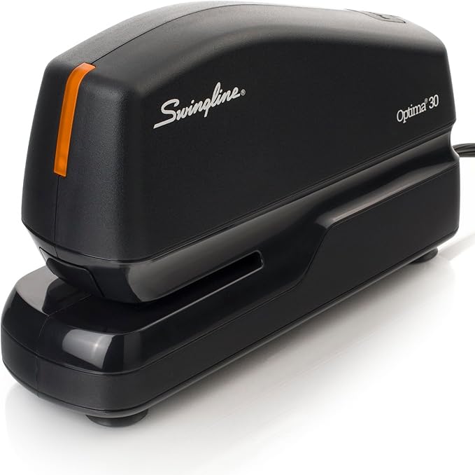 Swingline Electric Stapler, 30 Sheet Capacity, Optima 30, Black (42150)