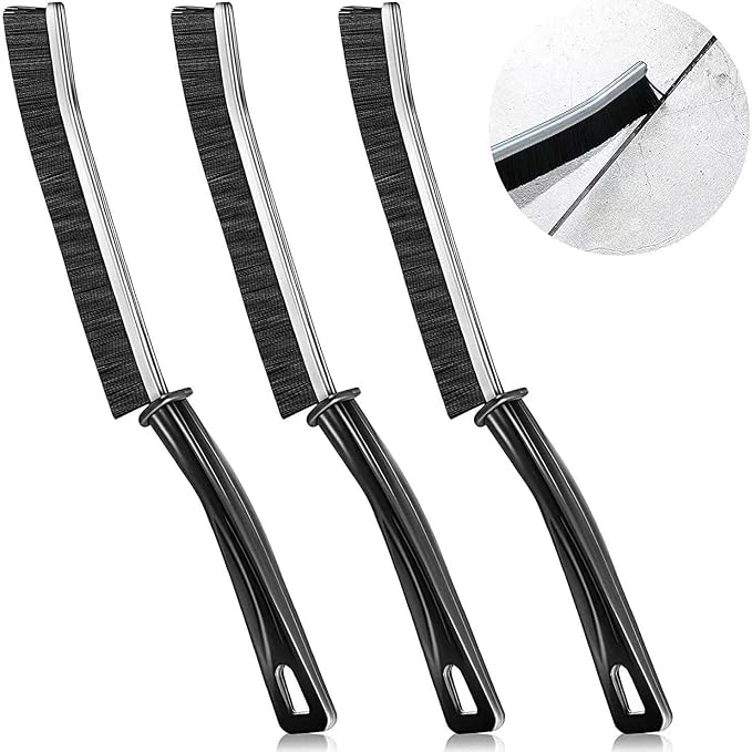 Crevice Cleaning Brush Durable Grout Gap Cleaning Brush Kitchen Toilet Tile Joints Dead Angle Hard Bristle Cleaner Brushes for Shower Floor Line