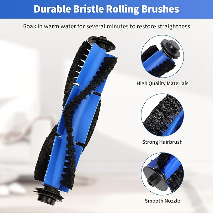 21 Pack Replacement Parts for Eufy RoboVac 11S Max, 15C, 30C, 35c, 15t, 39 Series G10 G20 G30 G32 Edge Verge Hybrid Accessory Vacuum Cleaner Filters, Side Brushes, Roller Brushes