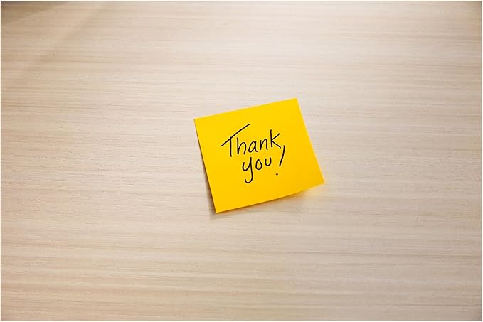 Post-it Super Sticky Notes, 5 Sticky Note Pads, 3 x 3 in., School Supplies, Office Products, Sticky Notes for Vertical Surfaces, Monitors, Walls and Windows, Sunnyside Yellow