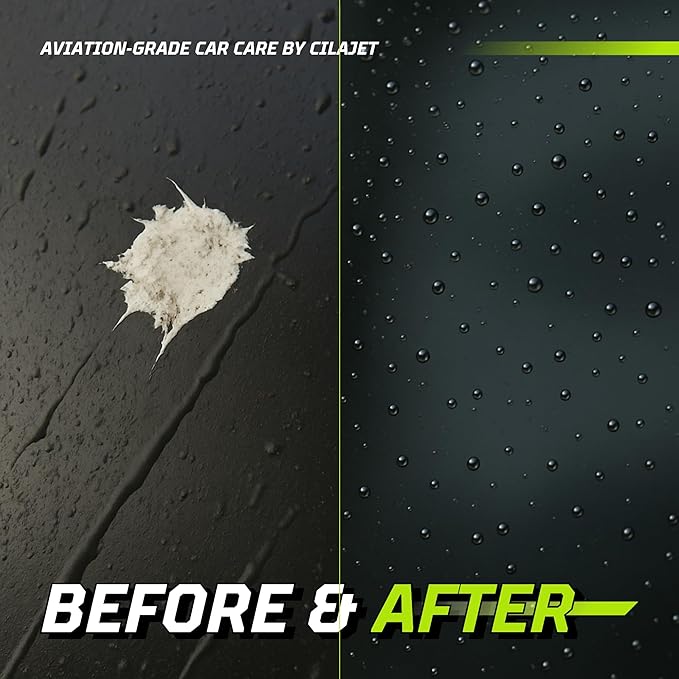 Cilajet Care Glass Cleaner (16 oz) - Auto Window Cleaner for Car and Truck Windows, Windshields, Mirrors Professional Strength, Streak-Free Window Cleaning Kit, Safe for Tinted Windows, Made in USA 