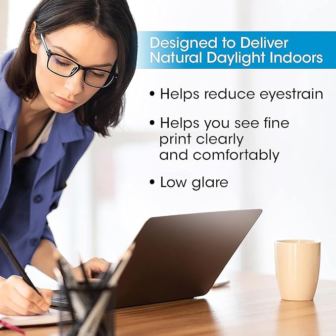 OttLite Recharge LED Desk Lamp with ClearSun LED Technology - Portable, Dimmable & Flexible Gooseneck - Travel-Friendly Task Lamp with Rechargeable Battery - for Home, Reading, Office & College Dorms