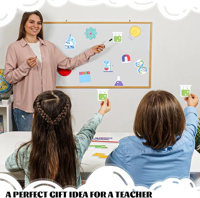 9 Pads Science Sticky Notes, Cute Chemistry Stickers, Lab Test Tube Microscope & Light Bulb Memo Pads, Teacher Student Appreciation Gifts, Science Week Party Favors & Classroom Supplies