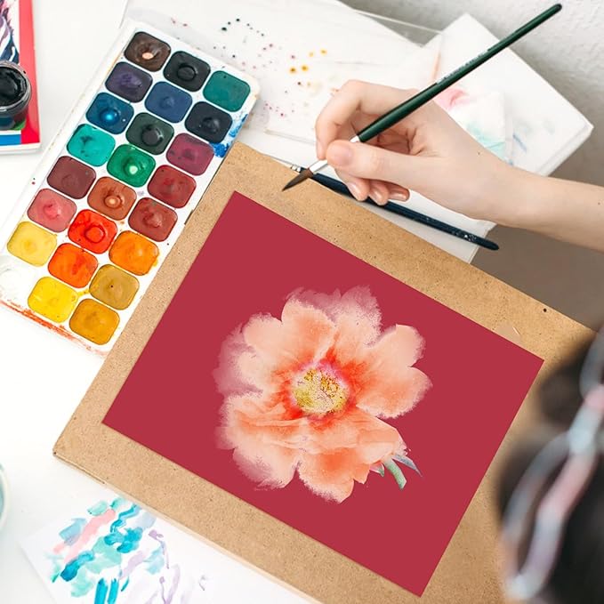 OcePor 100 Sheets Valentine's Day Red Cardstock Paper, Colored Printer Paper 8.5 x 11, Card Stock Thick Construction for Craft,Scrapbook，Office Printing, Invitations, Certificates，92 lb/250gsm