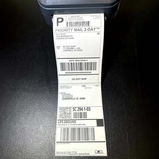 Zebra ZP450 Direct Thermal Shipping Label Printer - High-Speed ZP450-CTP Thermal Printer Bundle with USB Cable, Power Supply & Microfiber Cloth, Made for UPS Labels, Amazon FBA Barcode (Renewed)