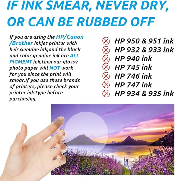 Uinkit 210 Sheets Single Side Thin Paper Glossy Photo Print Inkjet 8.5x11 Letter Size 30lb DIY Chip Bag Party Favors Brochure Flyer Picture Photos Printer 115gsm