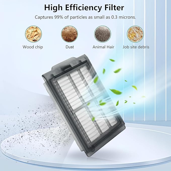 16 PCS Replacement Accessories Parts for iRobot Roomba Plus 405/505/ 507 Combo Robot Vacuum Cleaner, Vacuum Parts with 1 Main Brush, 3 HEPA Filter, 4 Side Brushes, 4 Dust Bag, 4 Mop Cloths