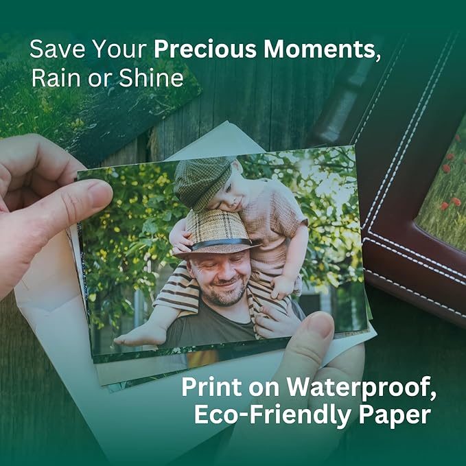 TerraSlate Premium Rain/Weather/Waterproof Paper, 10 MIL 8.5 x 11 Inches, Bright White, Durable Printer Paper (1000 Sheets)