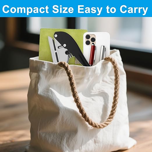 Hitefu 10MM Heavy Duty Single Hole Punch, Portable Long Hand Held Paper Punch for Tags, Cards, Plastic, Paper, Crafting & Office Use