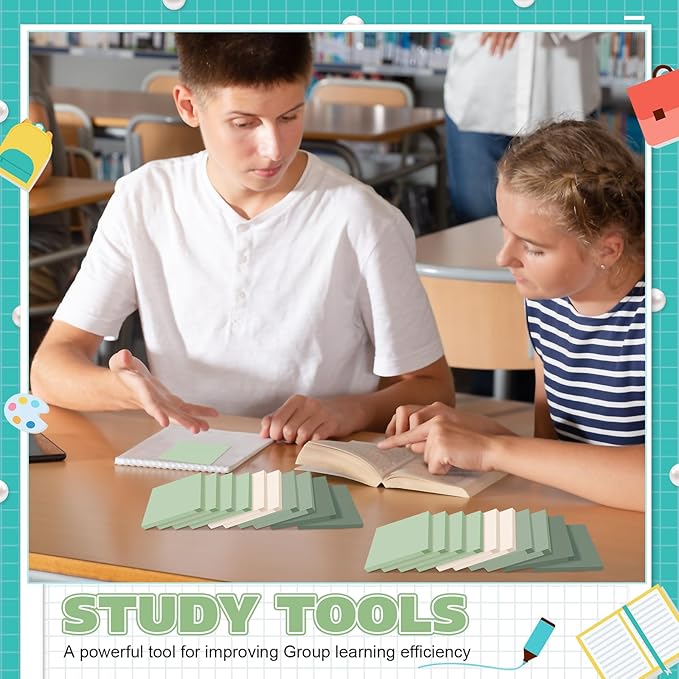 Fainne 60 Pack Sticky Notes Bulk Back to School Supplies Self Stick Note Pads Paper Memo for Office First Day of School Student Teacher Essentials (3x3inch,Fresh Color)