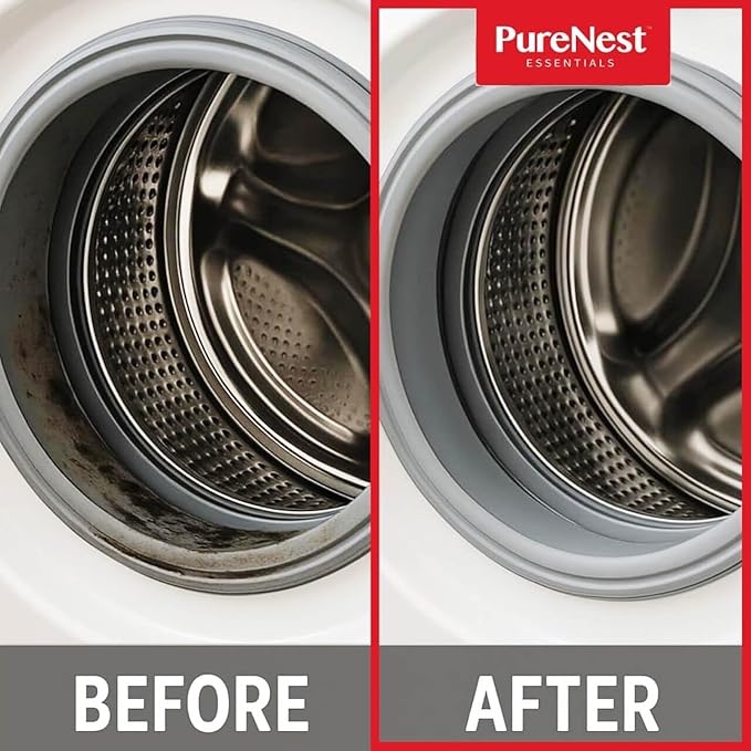 PureNest Super Easy Seal Stain Cleaner – No-Scrub Formula – Removes Stains from Seals, Sillicone Caulking, Shower Walls, Bathtubs, Refrigerator Gasket & Front Load Washer Seal – 5.3 oz