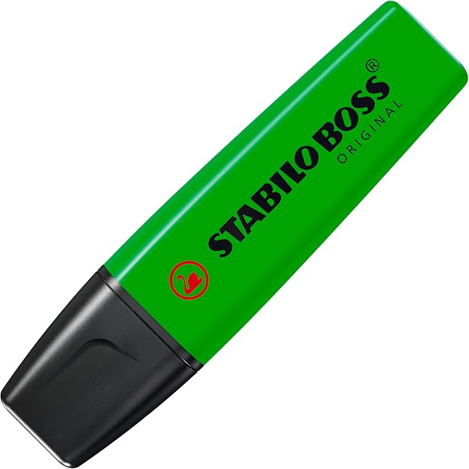 STABILO Highlighter BOSS ORIGINAL - Pack of 4 - Green