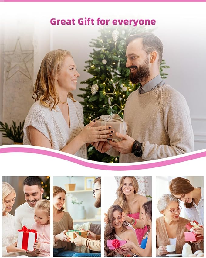 vretti Mini Pocket Printer - Portable Thermal Printer with 1 Roll Sticker Paper, Bluetooth Mini Printer for iPhone & Android, TP2-Y Inkless Sticker Maker for Notes, Photos, Labels, DIY