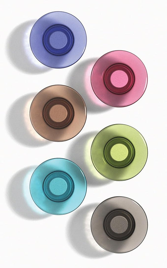 Quartet Strong Magnets, Glass Whiteboard, Dry Erase Board, Large, Assorted Colors, 6 Pack (85392)