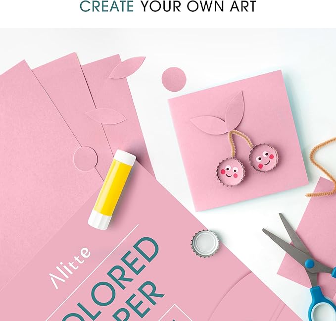 Colored Paper 500-Sheets - Pink Paper, 8.5 x 11 Colored Printer Paper, Arts & Crafts, DIY Projects - School & Office Supplies - Pastel Copy Paper, 1 Ream, Made in the USA