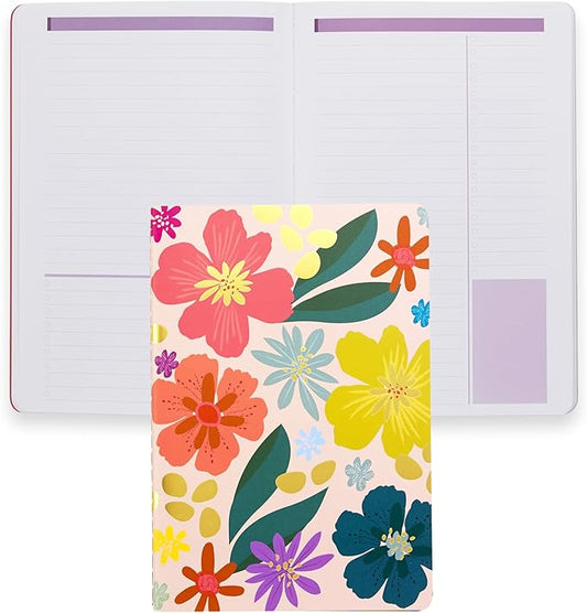 Erin Condren Productivity Petite Journal, Evolve Design, Compact Lined Notebook for List-Making, Note-Taking, To-Do Lists, Writing and Organization, Portable Softcover Journal, Colorful Cosmos 2