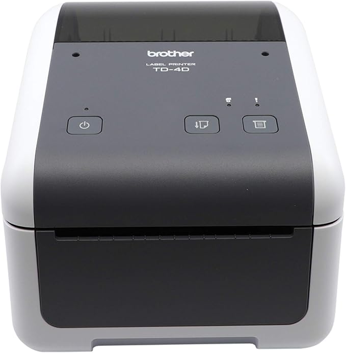 Brother TD4420DN 4-inch Thermal Desktop Barcode and Label Printer, 203 dpi, 8 IPS, Standard USB and Serial, Ethernet LAN