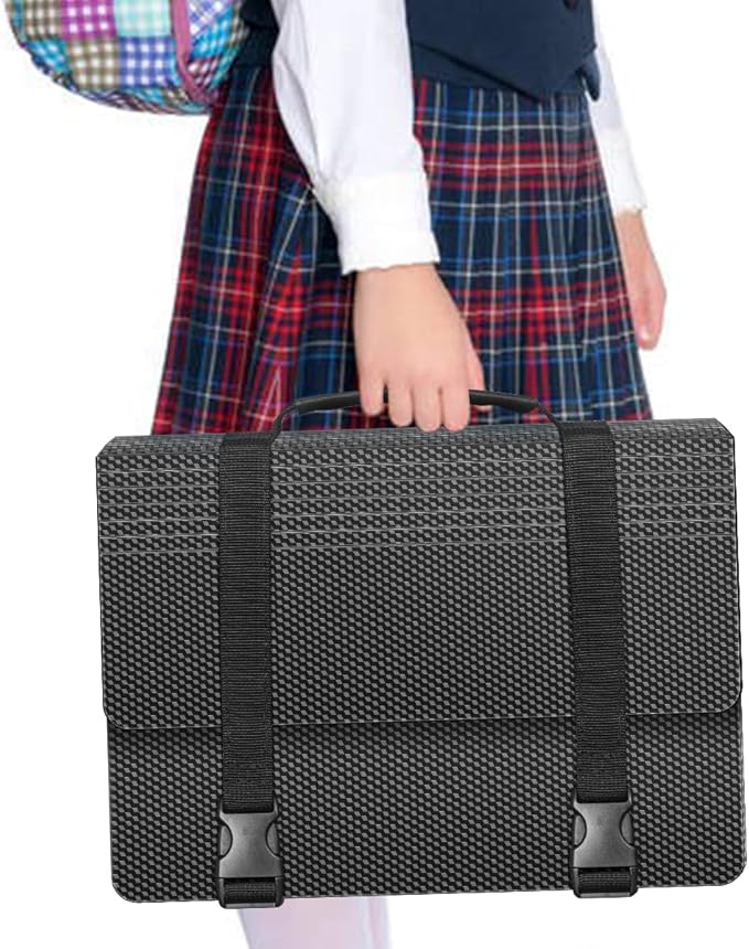 Expanding File Folders,Accordion File Organizer with Handle,25 Pockets Portable Filing Box for Paperwork Documents Paper,A4/Letter Size