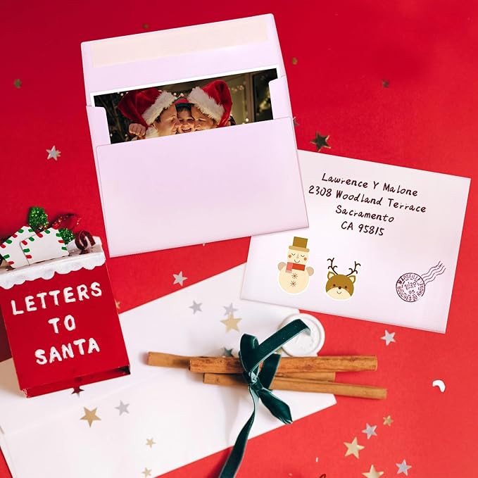 A2 Envelopes Self Seal 500 Pack - 4-3/8 x 5-3/4 White Invitation Envelopes Bulk for Postcard, Wedding, RSVP, Thank You Notes, Announcements, Greeting Cards, Photos