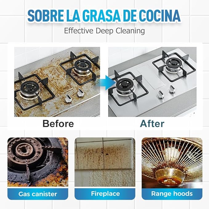 Spray Splash Cleaner 2025 New Upgraded Multi-Purpose Splash Foam Spray Splash Foam Spray Cleaner for Kitchen, Countertop, Oven Cleaning Spray (3)