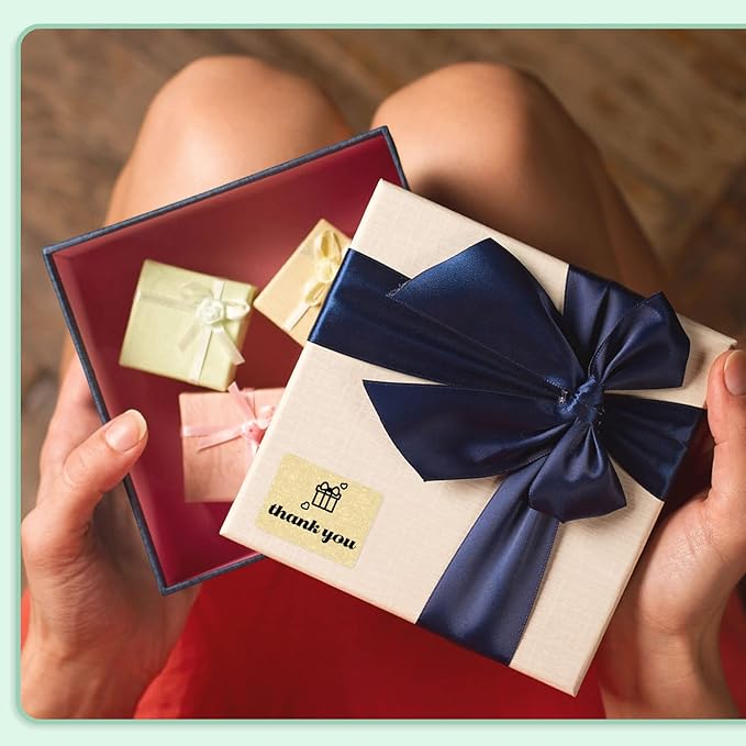 Phomemo Label Maker Original Gold Labels 1.57"x1.18"(40x30mm),Black on Gold, Compatible with Phomemo M110/M120/M200/M220/M221 Label Printer, Multi-Purpose Self-Adhesive Thermal Labels,230PCS/Roll