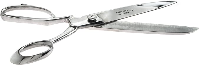 SE 12" Stainless Steel Heavy-Duty Tailor’s Scissors - SC63H