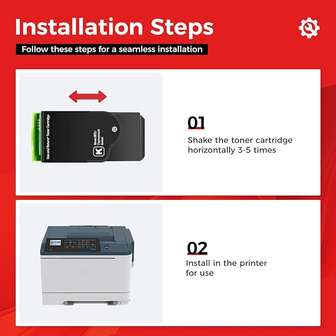 C310 C315 Toner Cartridge Set 4-Pack with chip High-Yield 006R04356 006R04357 006R04358 006R04359 Replacement for Xerox C310 C310DNI Versalink C315 C315DNI Color Printer Ink Black Cyan Magenta Yellow
