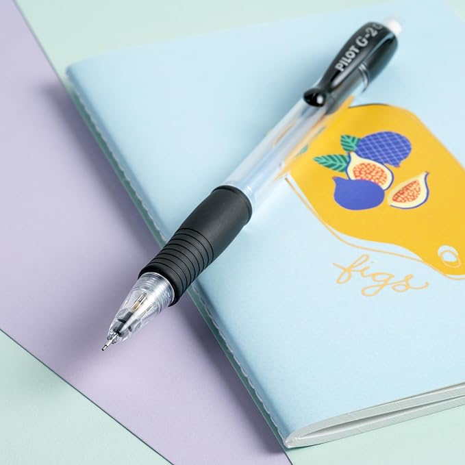 Pilot, G2 Mechanical Pencils, 0.5mm HB Lead, Clear Barrel, Pack of 2