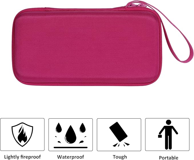 co2CREA Carrying Case for Texas Instruments TI-84 Plus CE Python Enhanced/TI-84/TI-Nspire CX II CAS/TI-Nspire CX II/TI-83 Plus/TI-89 Titanium/TI-85/TI-86 Color Graphing Calculator, Plum Case