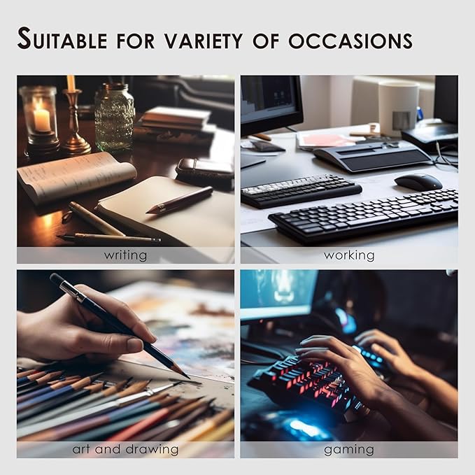 Distressed Leather Desk Mat - Non-Slip PU Desk Pad for Office and Home - Desk Organization and Accessories - Ideal for Large Mouse Pad and Desk Mats on Top of Desks(Tan,31.5"x 15.7")