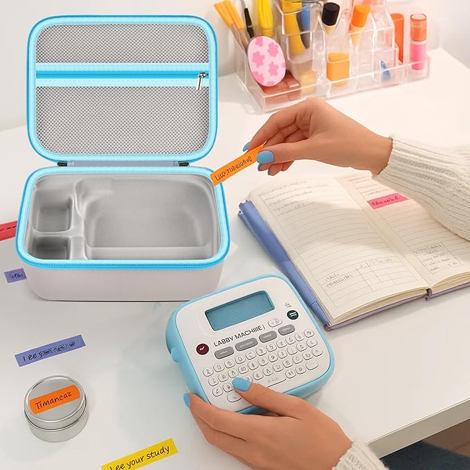 GWCASE Portable Case for Brother P-Touch PT-N20 /for PT-N25BT PT-N25BTV3 Label Maker, Organizer for Label Maker and Accessories, Travel and Office Essentials（Bag Only）