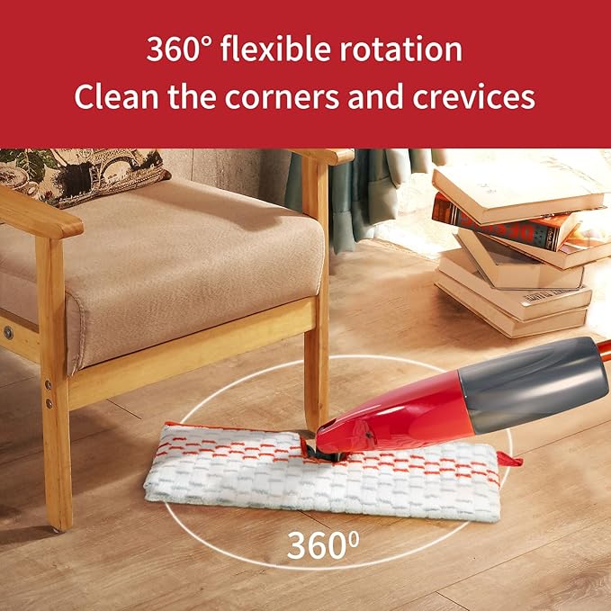 10 Pack Microfiber Spray Mop Pads Compatible with ProMist MAX Replace Head