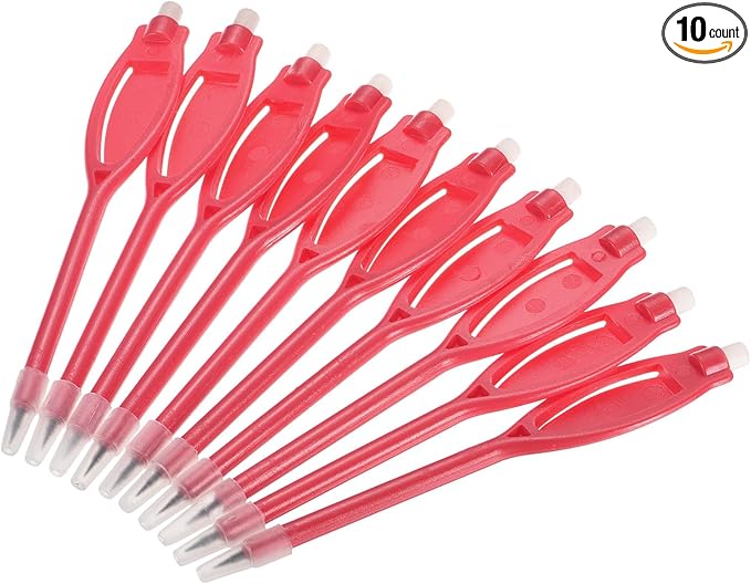 Golf Scoring Pencils with Eraser - Golf Marker Pens, Oval Handle with Clip, Apply to Golf Events