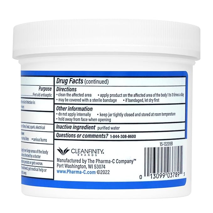 The Pharma-C Company - 70% Isopropyl Alcohol Pads [12-100ct jars]. First Aid - Bulk Antiseptic Wipes - Extra Large Pads - for minor cuts, scrapes and burns.