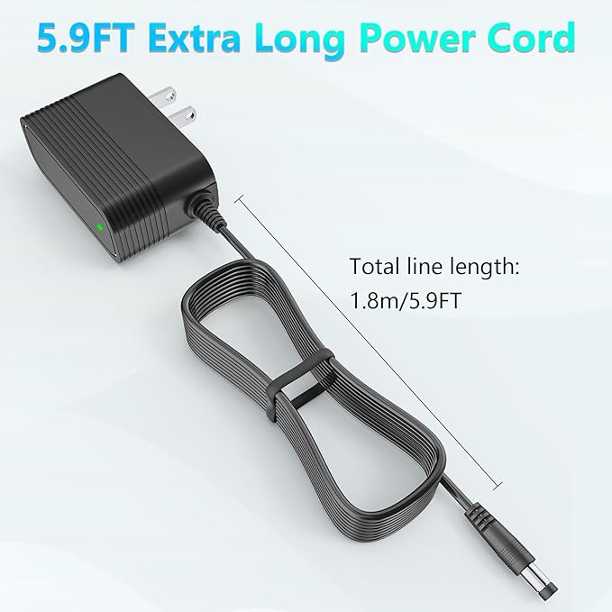 Charger for LEVOIT Cordless Vacuum Cleaner Compatible with LEVOIT LSV-V201-WUS/LVAC-120 / LVAC -200 22.2V Li-ion Battery Cordless Stick Vacuum Cleaner Power Adapter