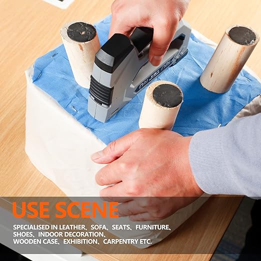 Heavy Duty T50 Staples 1300-Count 3 Sizes Includes: 5/16"-500, 3/8"-500, 1/2"-300, Galvanized Assorted Size Project Pack