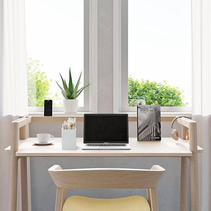 Pen Holder for Desk,Nordic Elegance Square Silicone Pencil Holder Soft Minimalist Desk Pen Cup Stand Waterproof Multifunctional Office Supplies for Home,Kids and School(Grey)