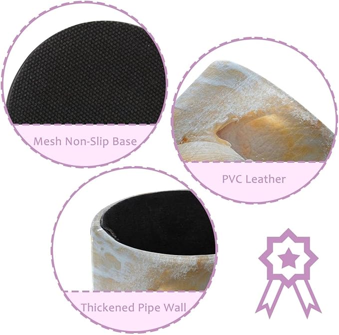 Desk Pencil Pen Holder, _Shell Sand (3) Pen Organizers for Desk Desktop Storage Stationery Supplies Cup Pot for Office School Home